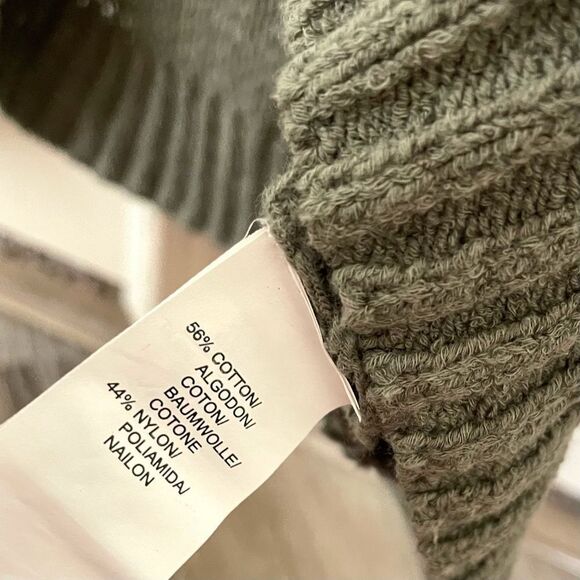 Kensie olive green long sleeved sweater S - Picture 8 of 13